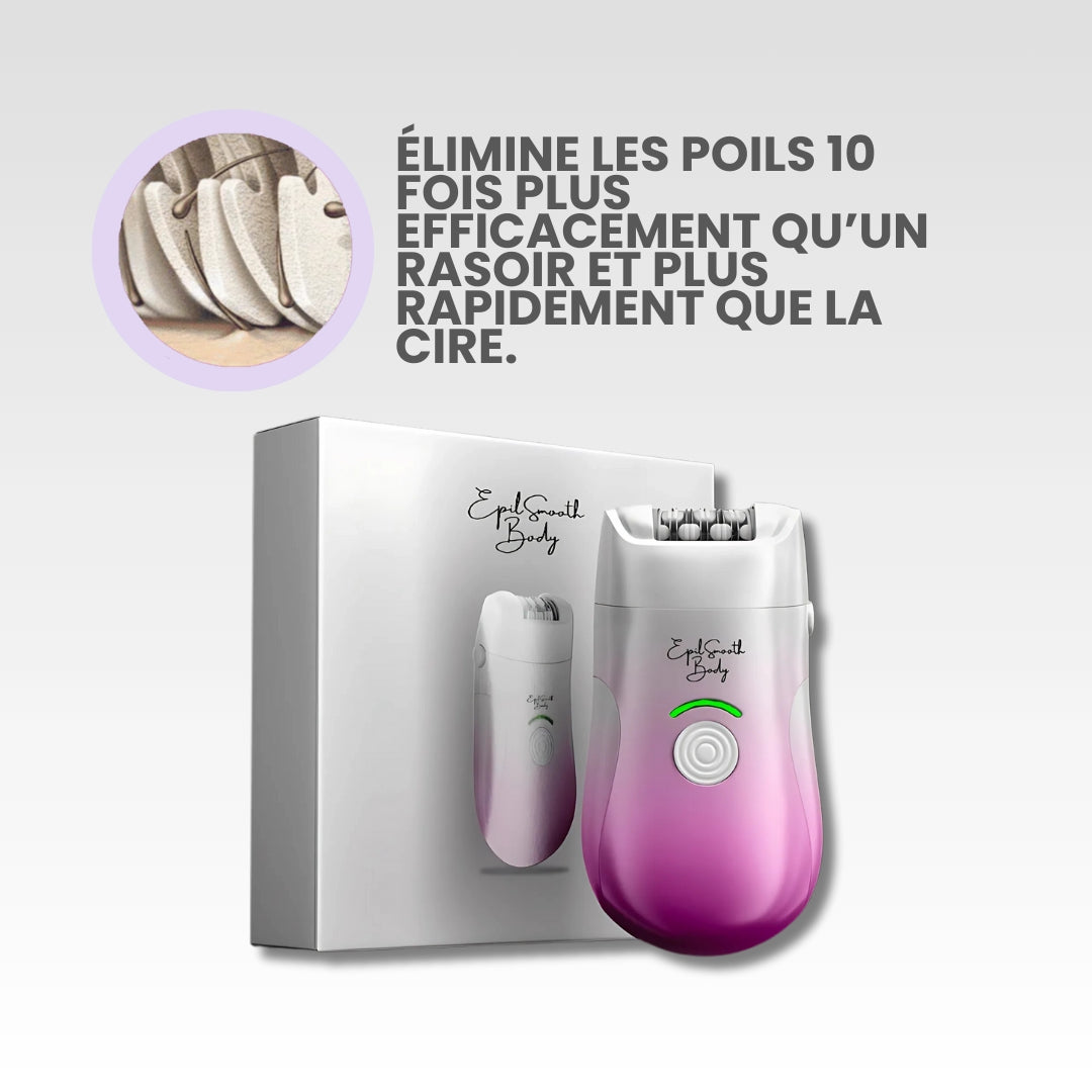 EpilSmooth Body⎪Épilateur jambes, aisselles, bras et corps