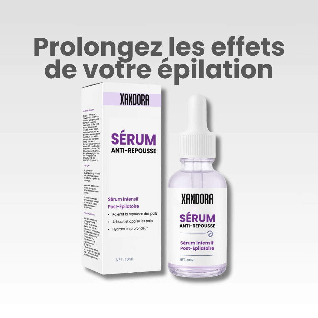 Sérum anti-repousse après épilation